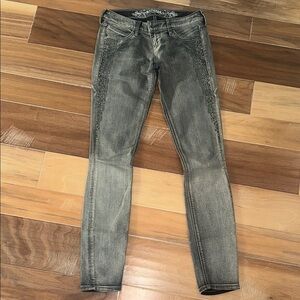 Express grey low rise Skinny Women's Jeans slim fit skinny